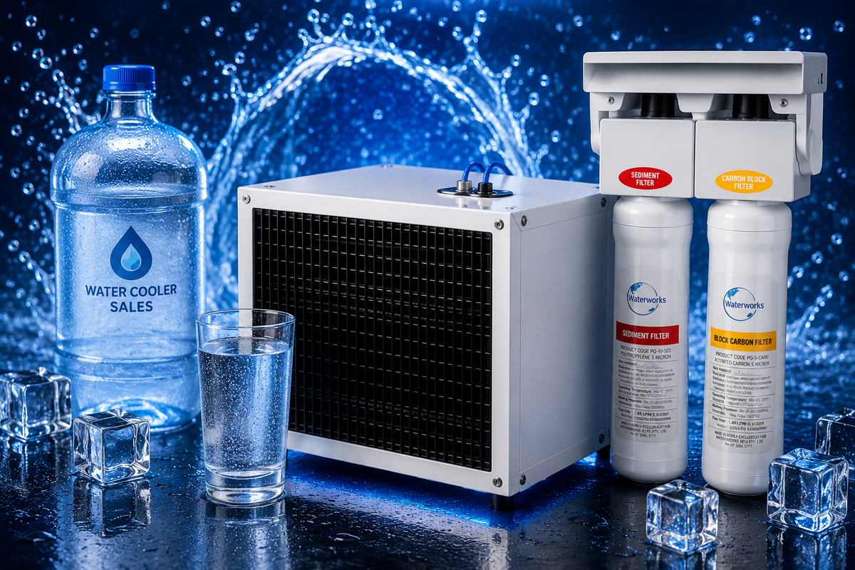 IC8 Under Bench/Sink Water Chiller – 8L/h with Twin Filters